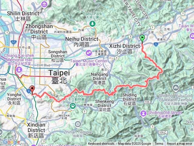 20250118 環大台北天際線第二段支線(汐止-公館)