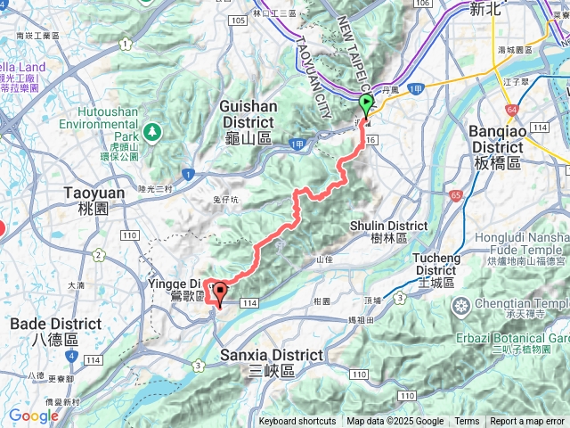 大棟山廻龍鶯歌天際線縱走