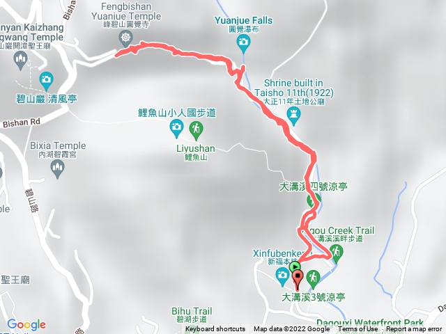 大溝溪-圓覺瀑布-圓覺寺