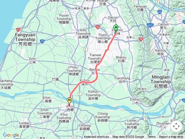 員林火車站到西螺福興宮預覽圖