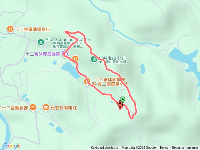 十二寮古道五進三出預覽圖