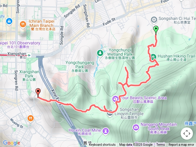 第一次爬四獸山