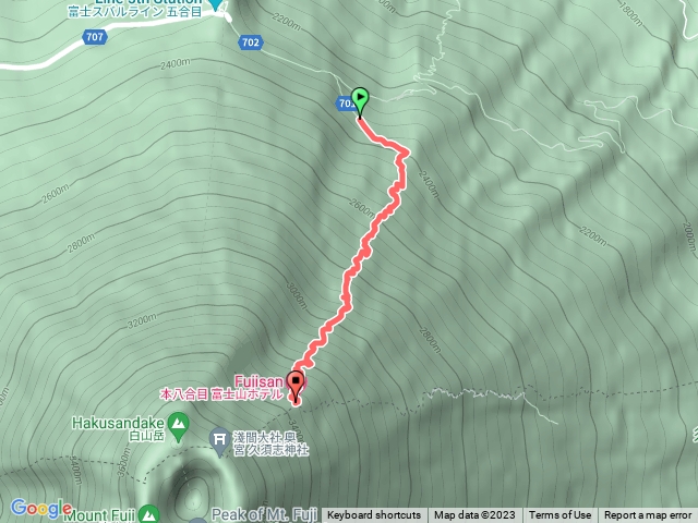 富士山吉田線五合目至TOMOE館