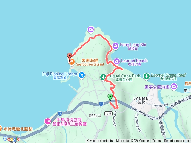 老梅綠石槽+富貴角燈塔預覽圖