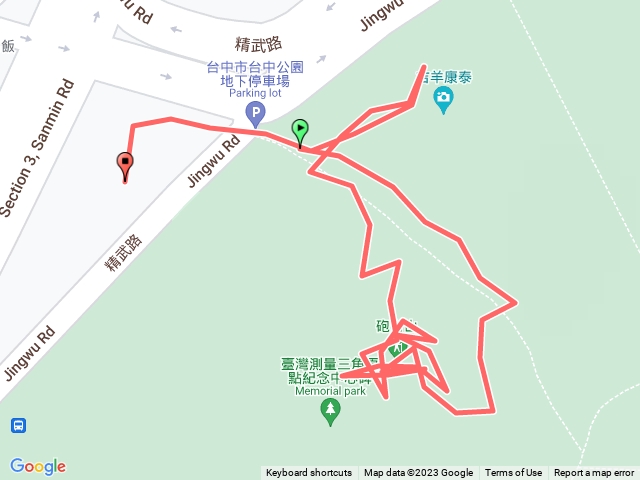 台中公園、砲台山-112.01.02