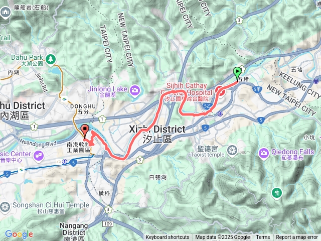 基隆河左岸-五堵車站到南港展覽館