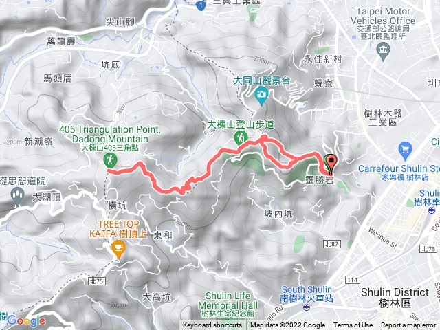 南寮福德宮，大同山，青龍嶺，大棟山，尖棟山