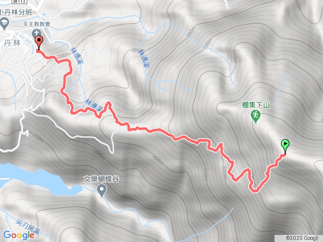2019-1-15棚集山三角點 中鋼二路
