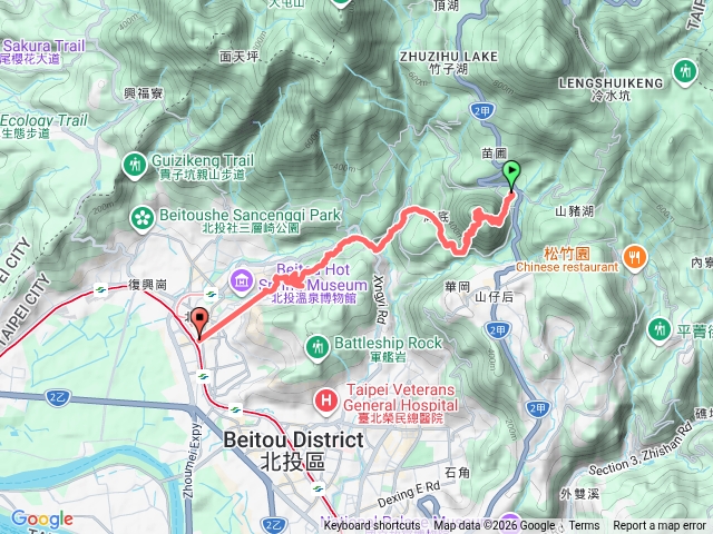 紗帽山至大砲岩、石壇山縱走預覽圖
