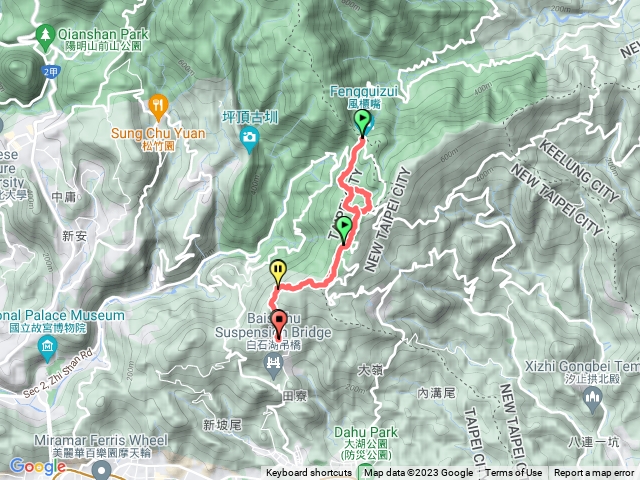 白石湖 雙溪溝古道 風櫃嘴 往返