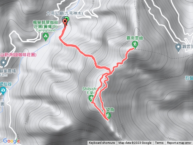 20231027嘉南雲峰與石壁山