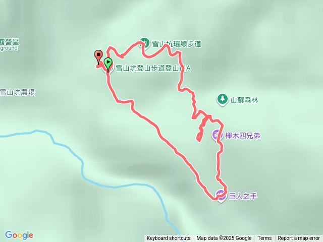 雪山坑步道預覽圖