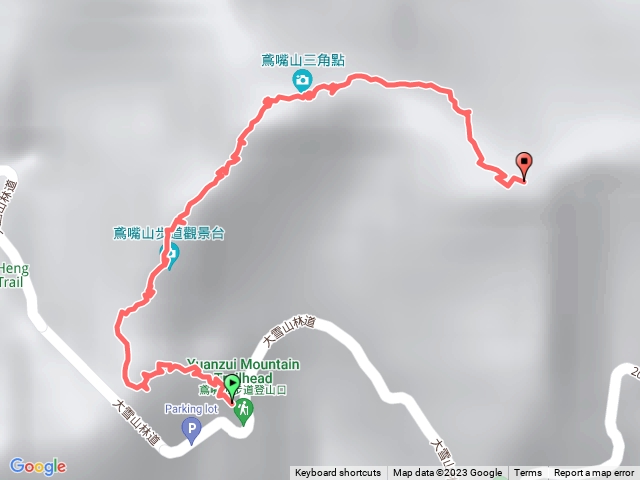 鳶嘴稍來大縱走