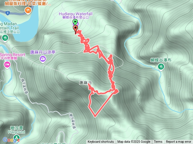 唐麻丹山（松鶴線）來回