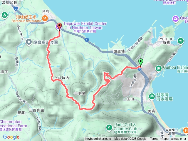 北八斗山、八斗坑內古道、台電北展館