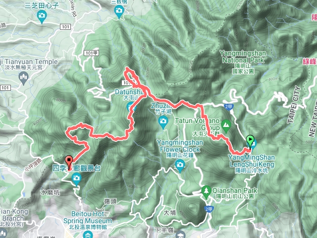 陽明山縱走八連峰