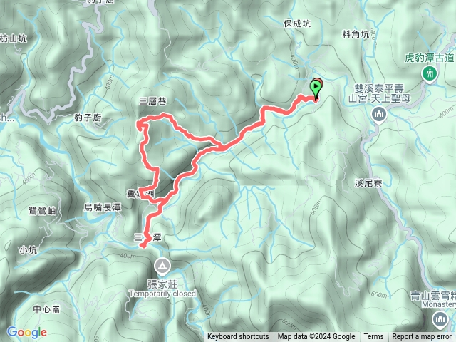 北勢溪古道-三層巷古道-南豹子廚山P形預覽圖