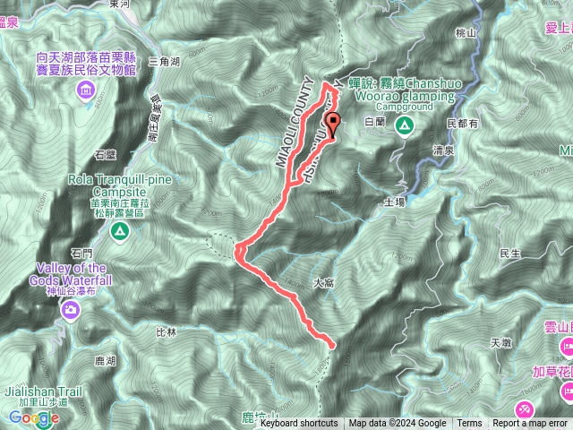 2024 10 14 比大鳥縱走:鳥嘴山~大窩山~比林山西北峰~比林山O型