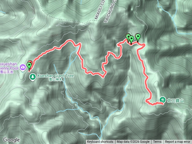 北山錐山步道預覽圖