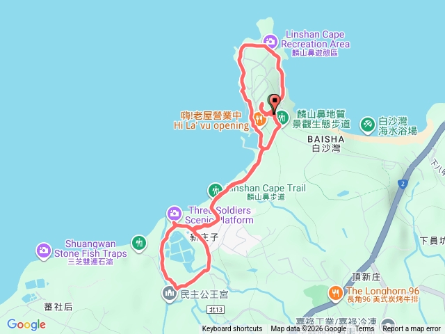 麟山鼻步道、雙灣自行車道預覽圖