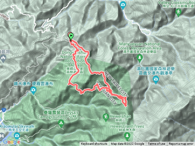 2022.08.20志繼山、東眼山、拉卡山、卡外山O型