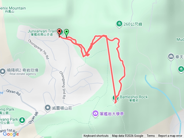 軍艦岩親山步道預覽圖