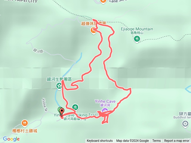 銀行洞越嶺登山步道預覽圖