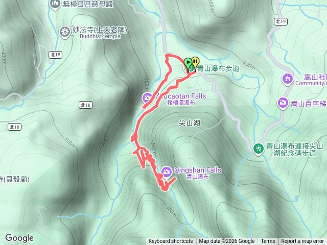老梅瀑布