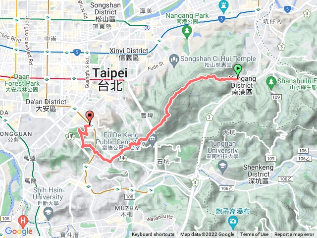 台北大縱走第六段