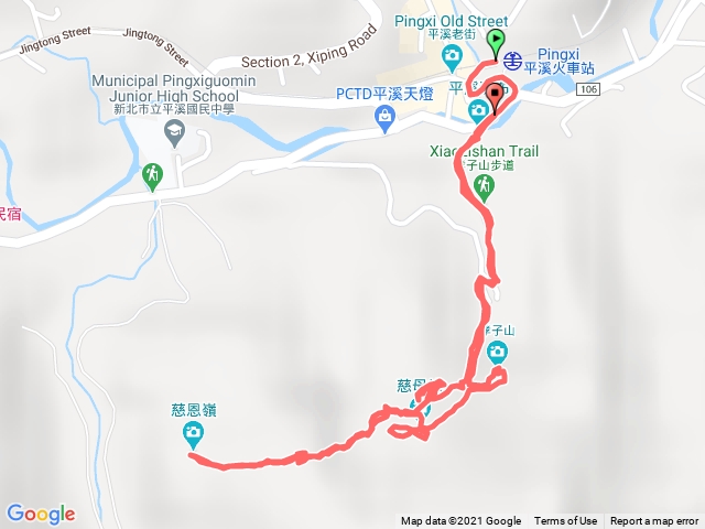 平溪孝子山->慈母峰->慈恩嶺->普陀山連走