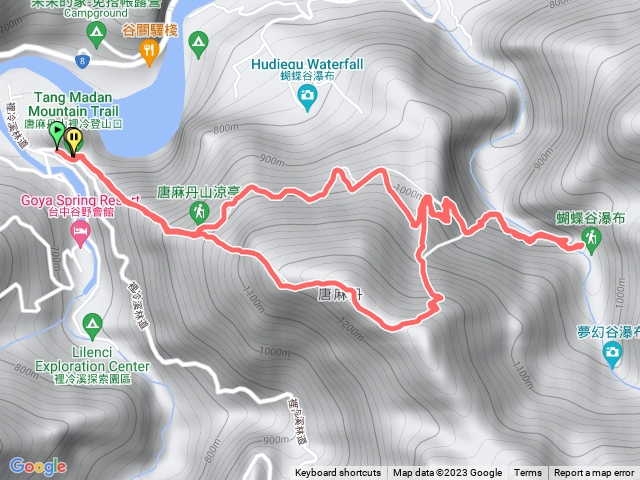 唐麻丹山 裡冷 蝴蝶谷