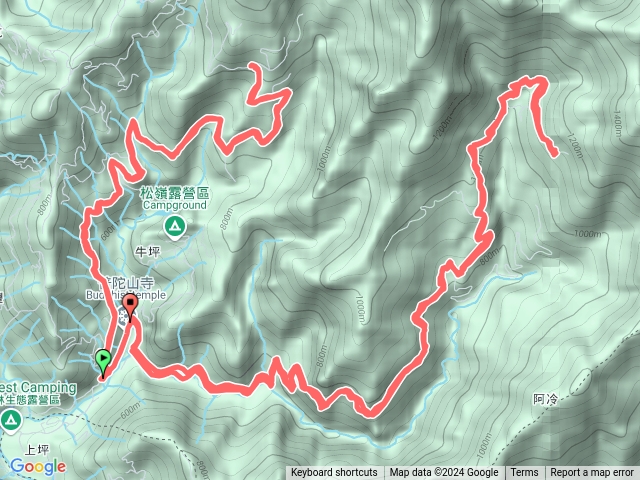 長雙巷-白毛山林道-普陀山寺-長興林道-太清宮預覽圖