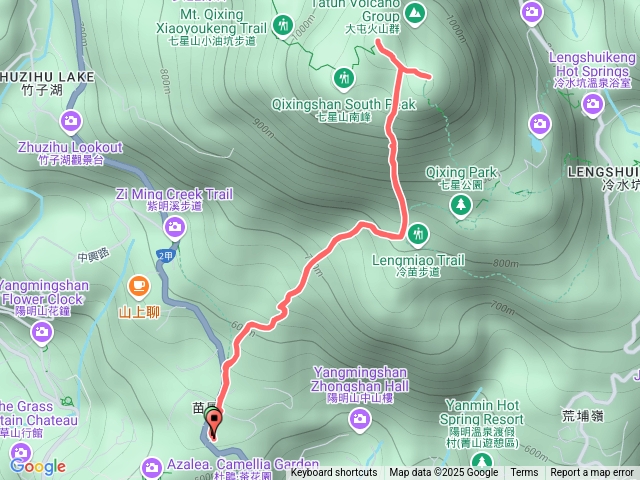 七星山主、東峰之苗圃登山口來回-Brain
