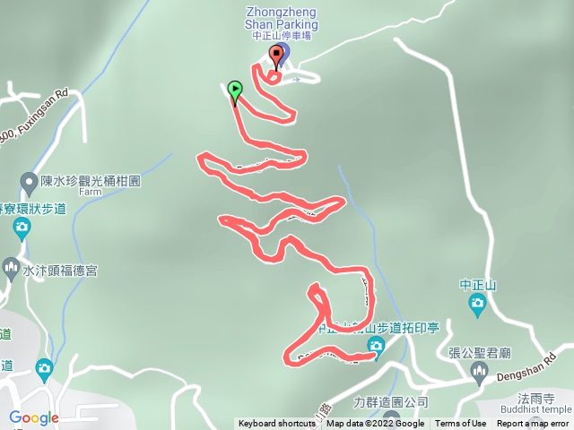 中正山步道·停車場