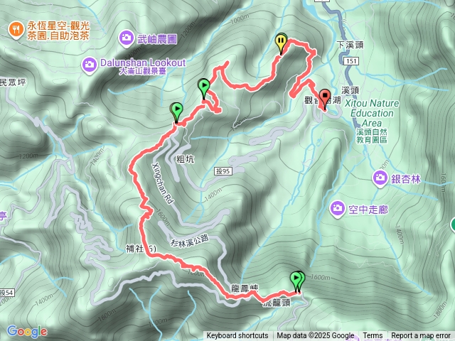 溪頭九連峰縱走預覽圖