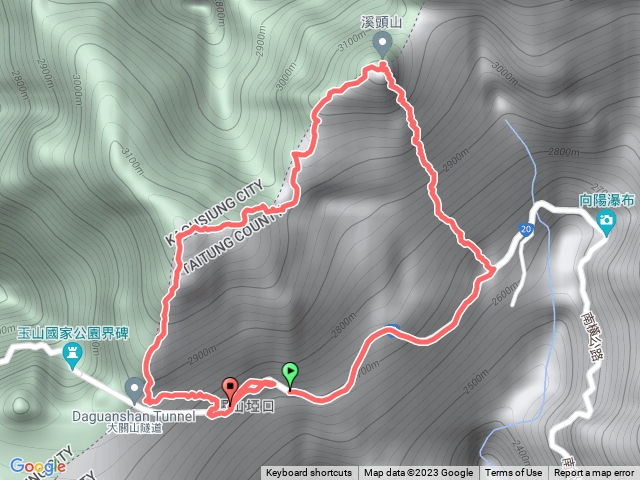 關山嶺山溪頭山O型縱走