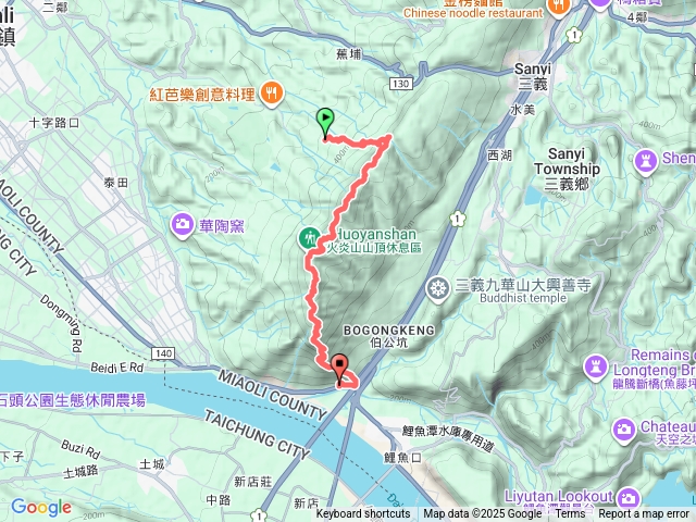 櫻花大道上火炎山