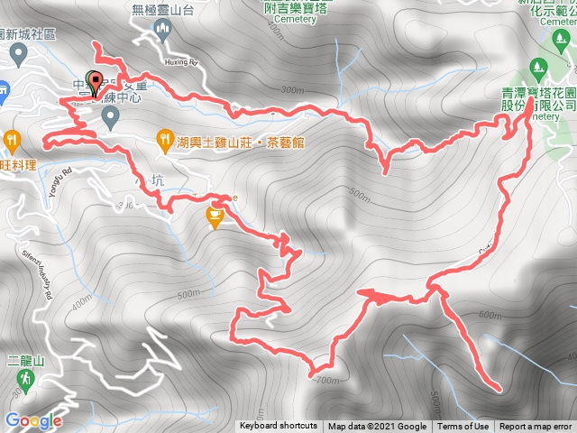 花園新城的後花園(經直潭山)