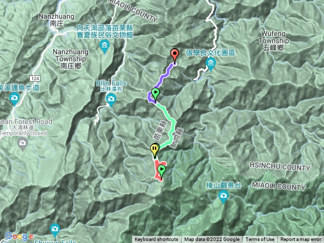 20211106五峰天際線，樂山林道-八角亭