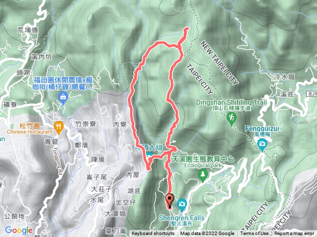 荷蘭古道坪頂圳古道O型