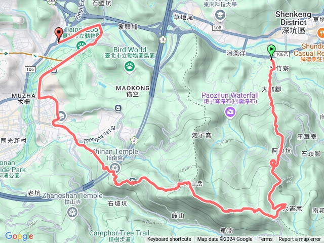 深坑-阿柔洋-猴山岳-指南宮-政大