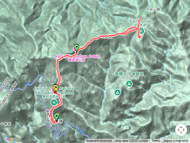 嘉明湖二日只撿三叉