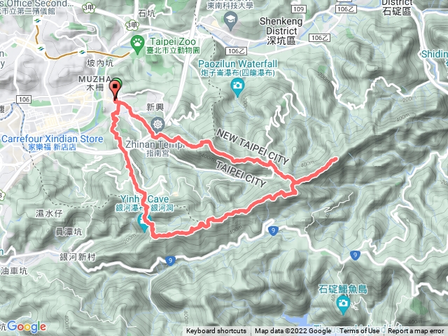 20221003 二格山區走了個心形外加筆架山原路來回