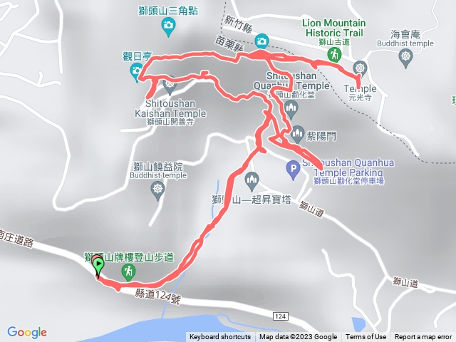 獅頭山登山