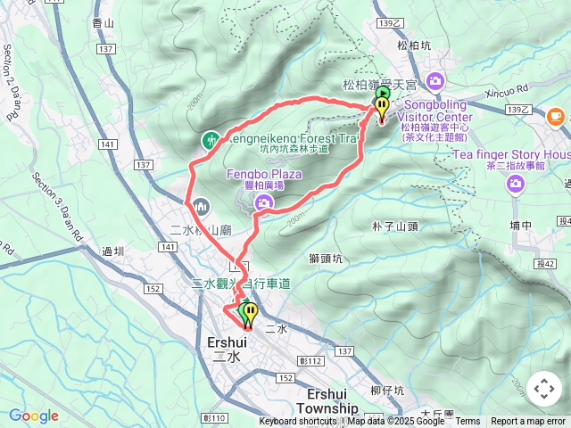 松柏嶺受天宮(坑內坑步道上廟前坑森林步道下二水火車站)預覽圖