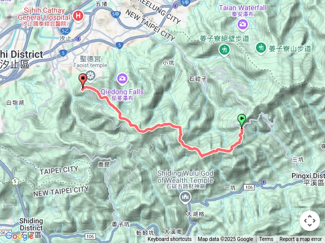 五四縱走西段