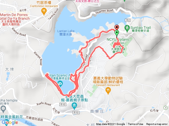 蘭潭步道全繞行