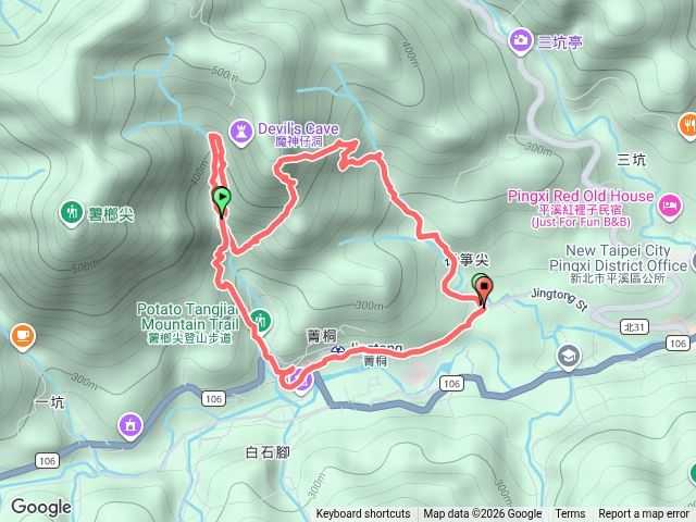 20260708微笑山線菁桐煤礦段石筍尖O繞預覽圖