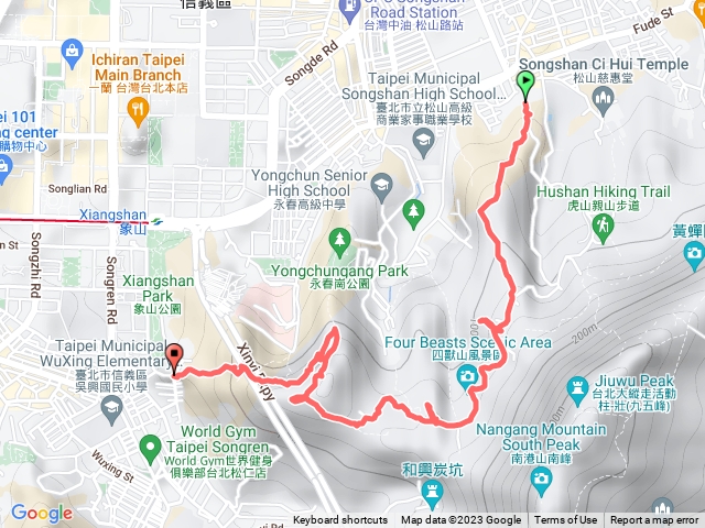 虎、豹、獅、象峰+一線天