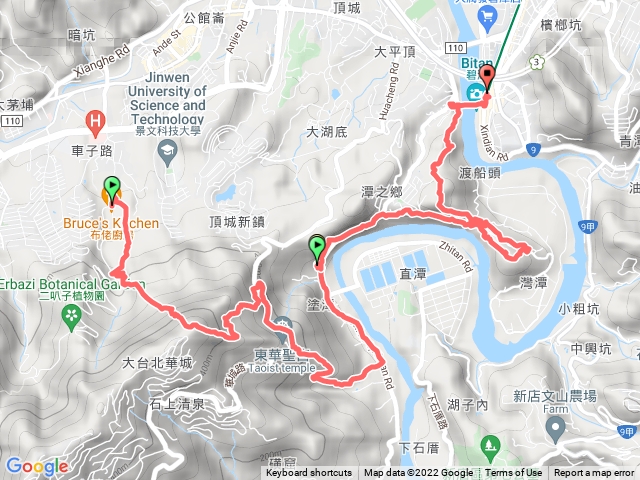 塗潭山灣潭山和美山連走